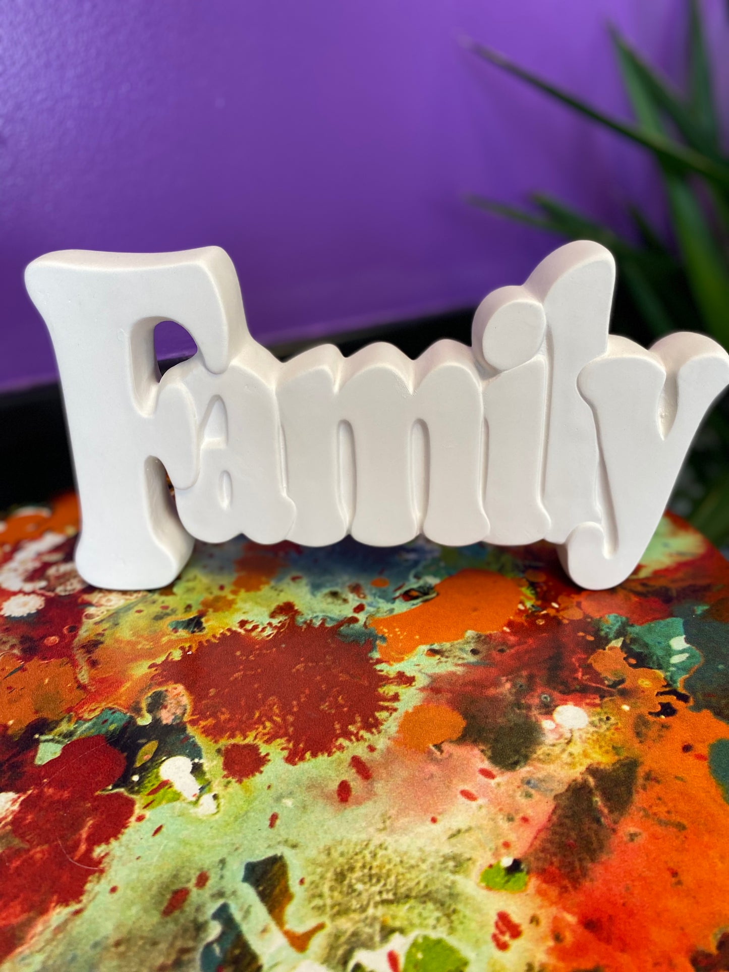 Family WORD Plaque